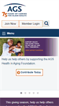 Mobile Screenshot of americangeriatrics.org